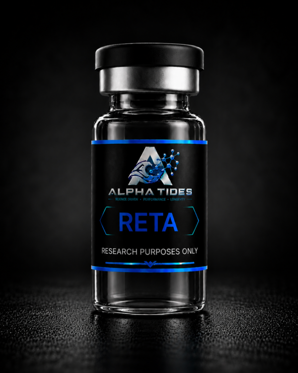 Reta research peptide vial